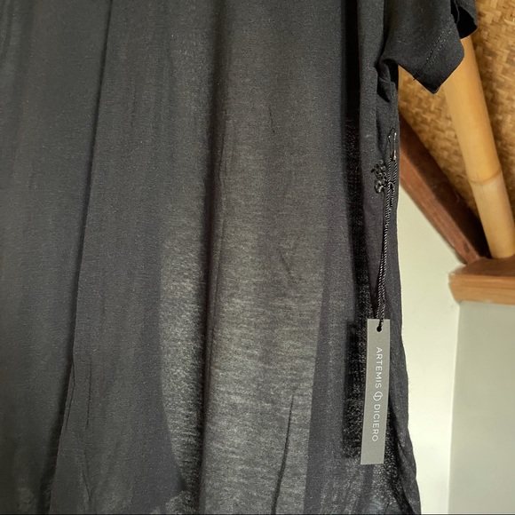ARTEMIS DICIERO Black Frankie Tee - Picture 2 of 9